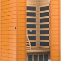 Infrared Sauna for Home, near Zero EMF Home Saunas for up to 2 Person, Indoor Dry Heat Sauna Room with Infrared Red Light Therapy, Bluetooth Speakers, Canadian Hemlock Wood
