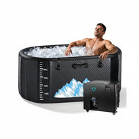 Cold Plunge Tub, 248 Gallon, 1 Horsepower Chiller, Portable Inflatable Hot and Cold Plunge Tub with Water Treatment Kit and WiFi Control
