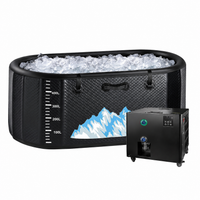 Cold Plunge Tub, 248 Gallon, 1 Horsepower Chiller, Portable Inflatable Hot and Cold Plunge Tub with Water Treatment Kit and WiFi Control