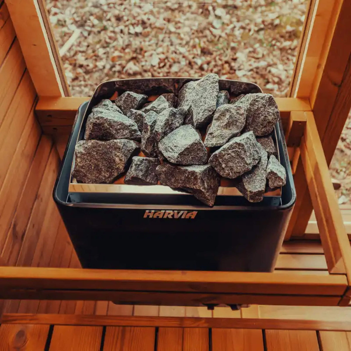 Premium 4-Person Outdoor Scandinavian ThermoWood® Cube Sauna Kit With LED Lighting