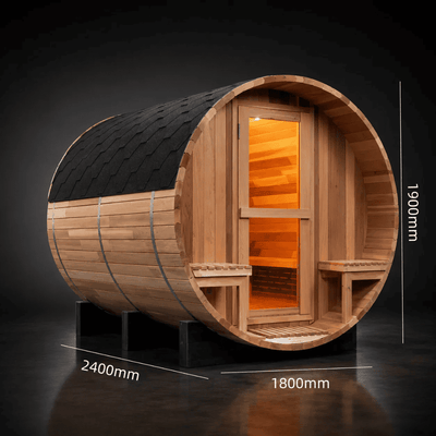 Handmade Sauna Red Cedar Electric Heat